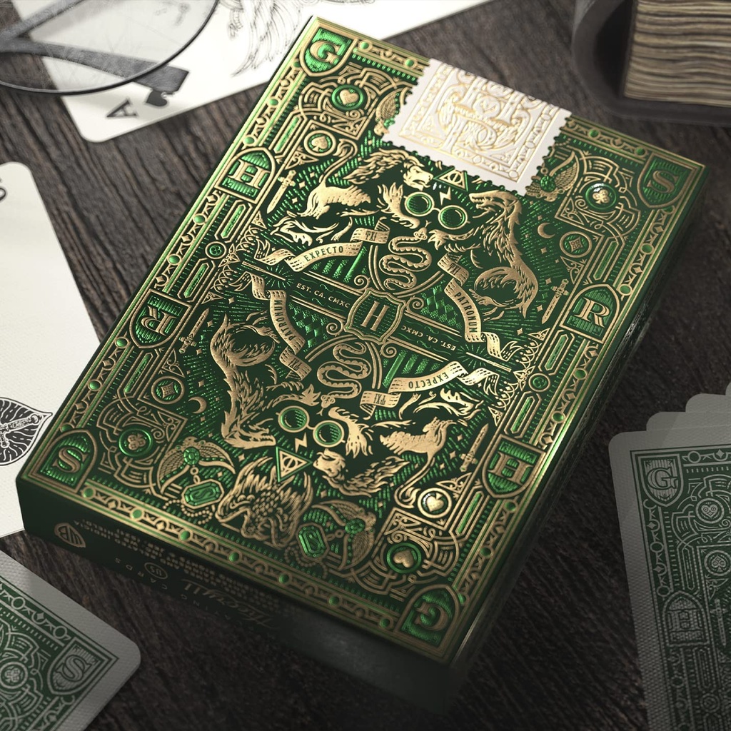 Harry Potter Playing Cards-Green (Slytherin)