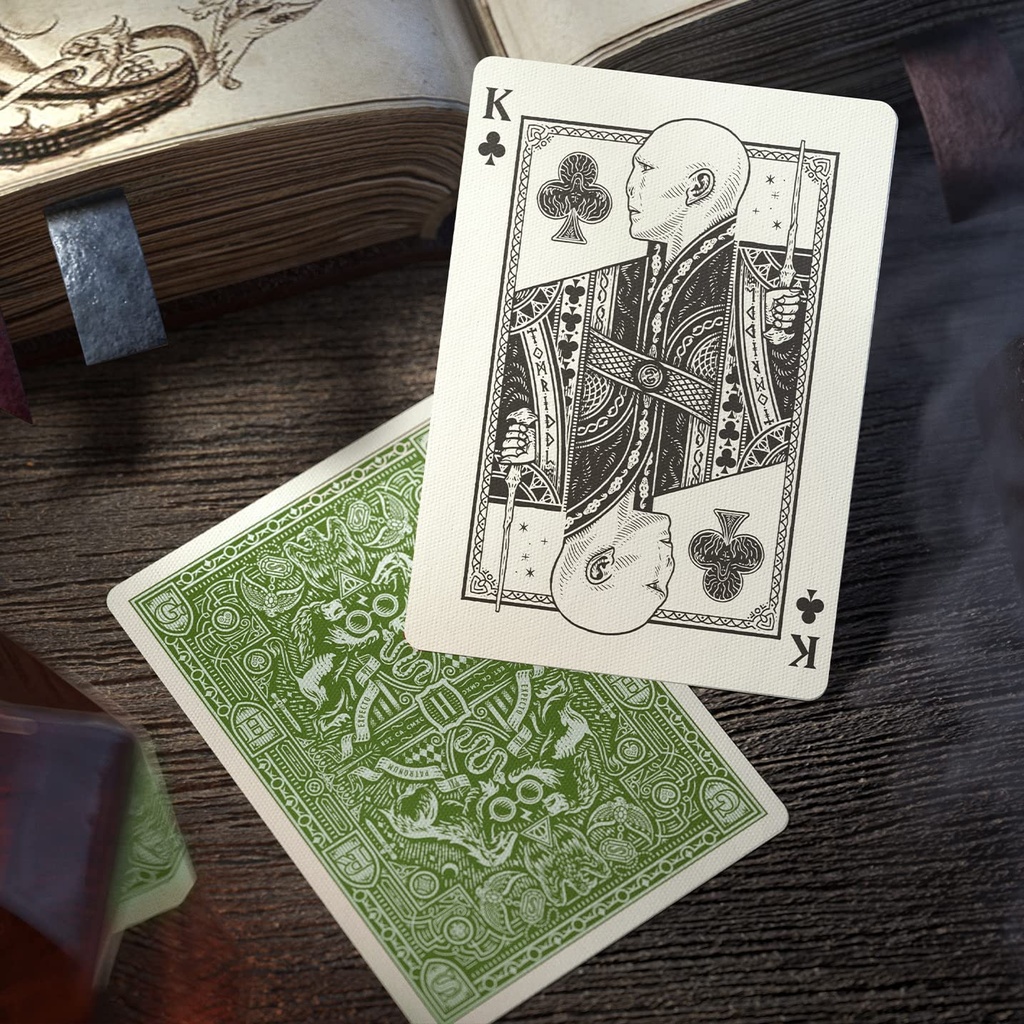 Harry Potter Playing Cards-Green (Slytherin)