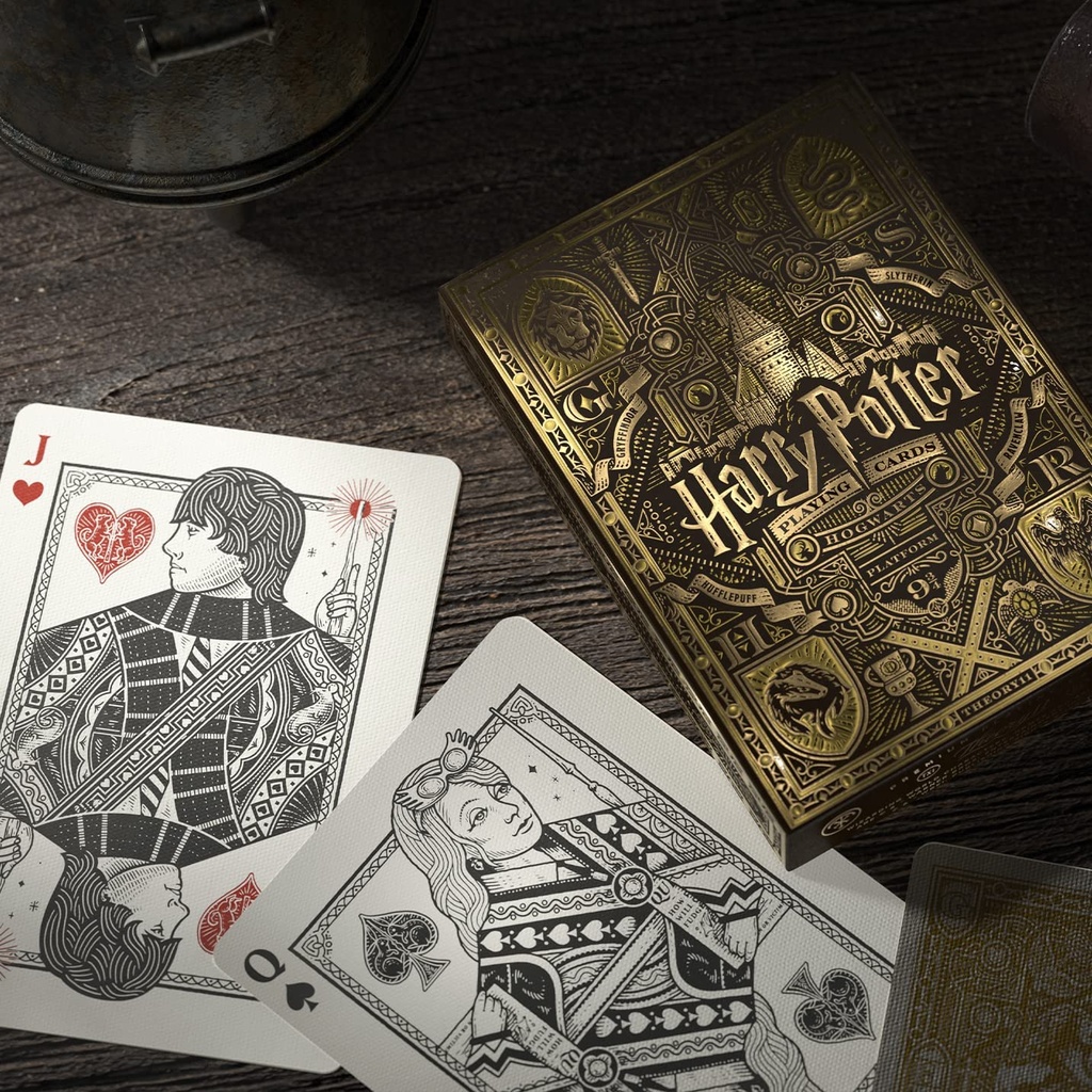 Harry Potter Playing Cards-Yellow (Hufflepuff)