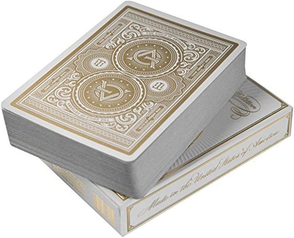 White Artisans Playing Cards