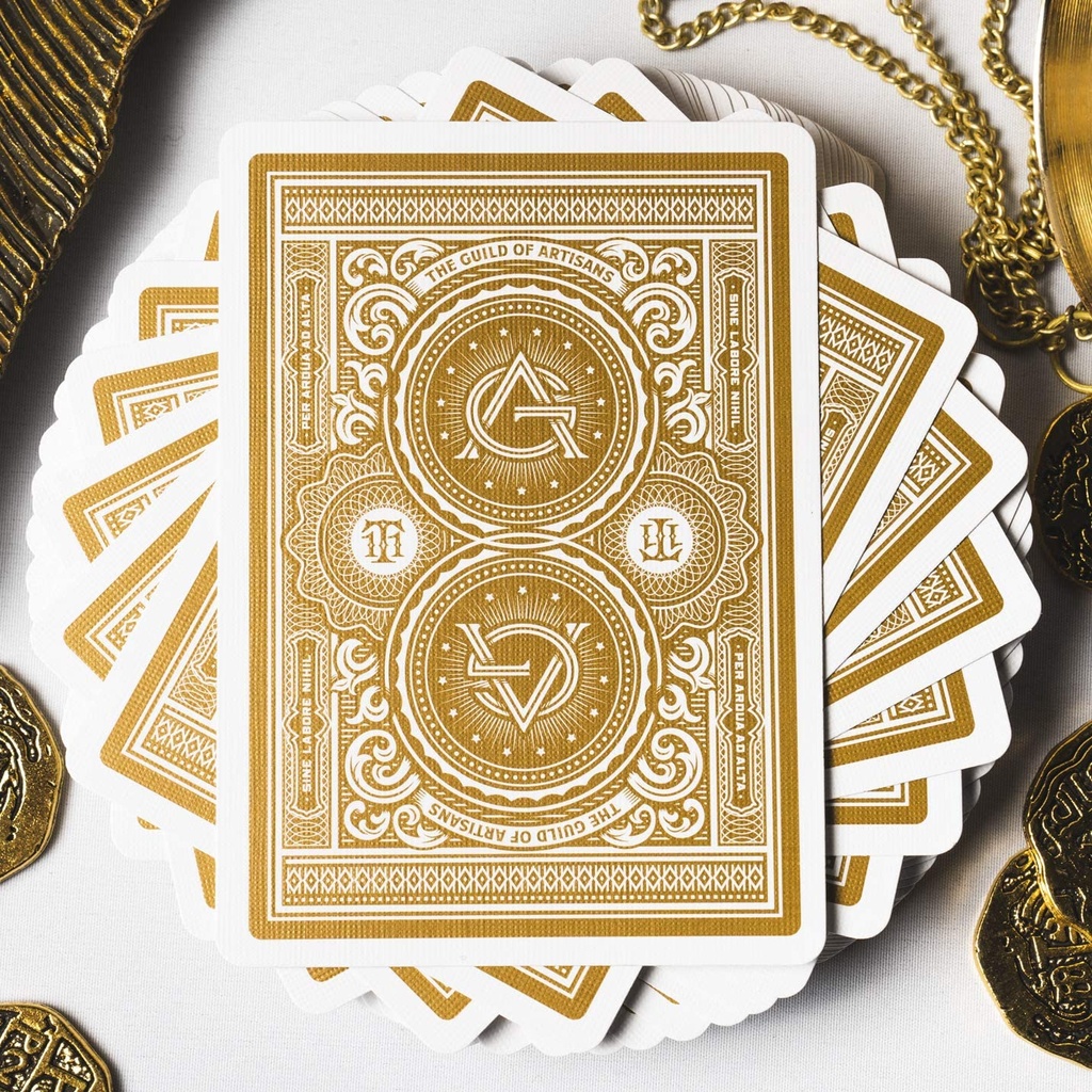 White Artisans Playing Cards