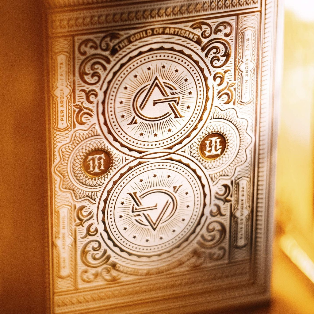 White Artisans Playing Cards