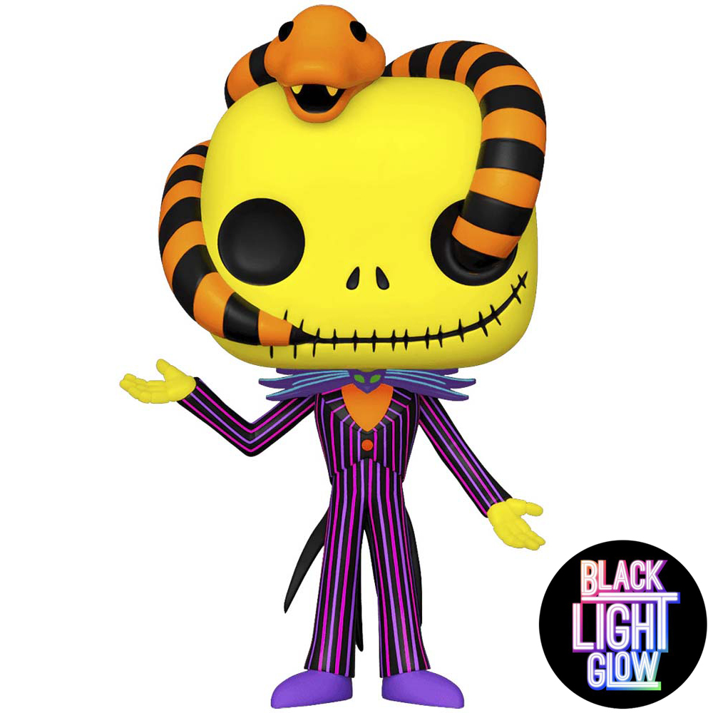 Pop! Disney: The Nightmare Before Christmas- Jack (Snake)(Blacklight)(Exc)