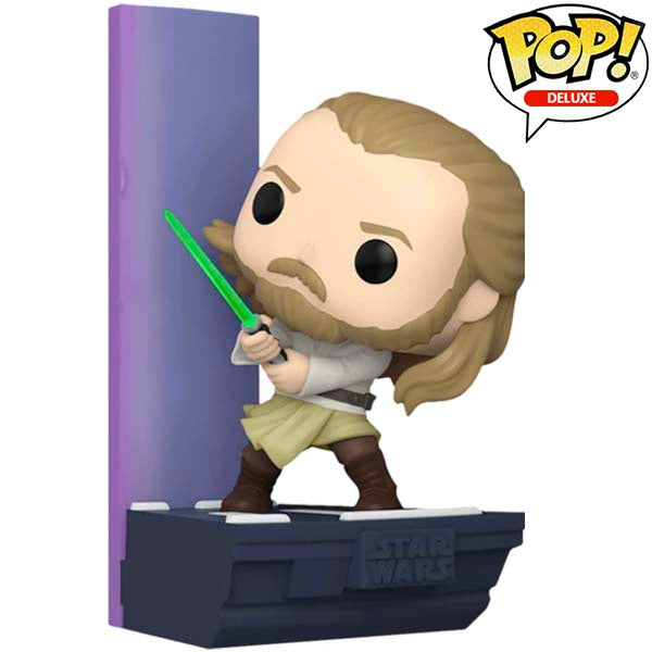 Pop Deluxe! Movies: Star Wars- DOTF Qui Gon (Exc)