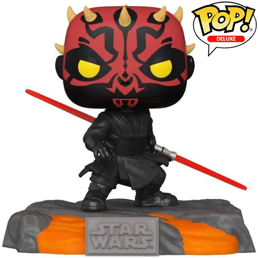 Pop Deluxe! Movies: Star Wars- RSSv1 Darth Maul (GLOW)(Exc)