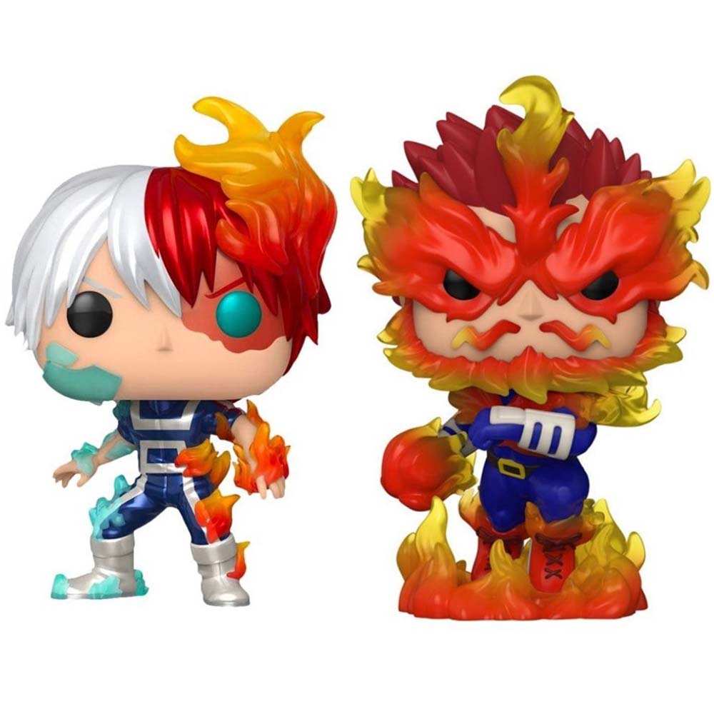 Pop! Animation: My Hero Academia- Endeavor & Todoroki 2 pack (Exc)