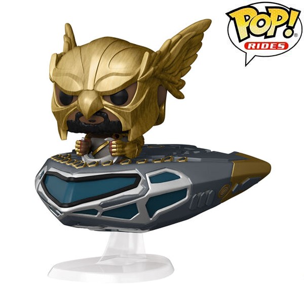 Pop Rides Super Deluxe! DC: Black Adam- Hawkman In Cruiser