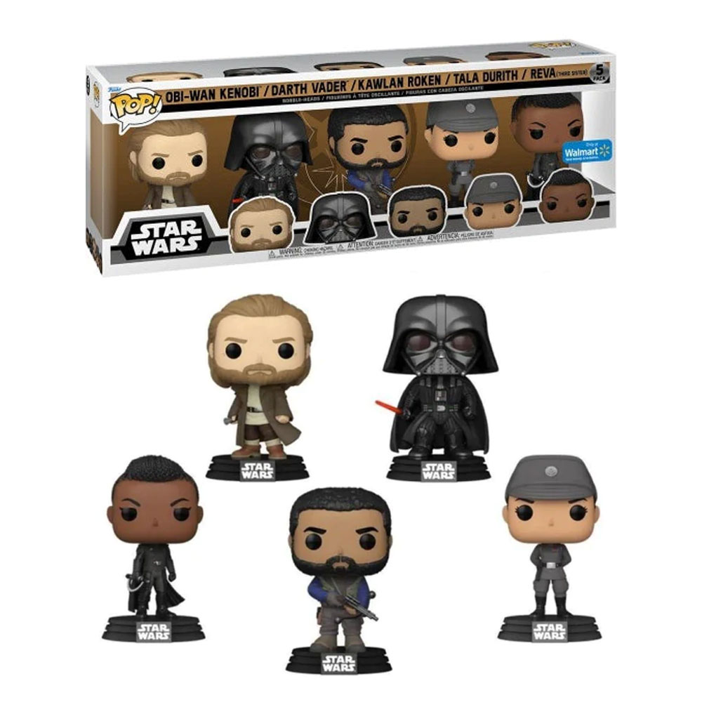 Pop! Movies: Star Wars- Obi-Wan Kenobi 5 pack (Exc)
