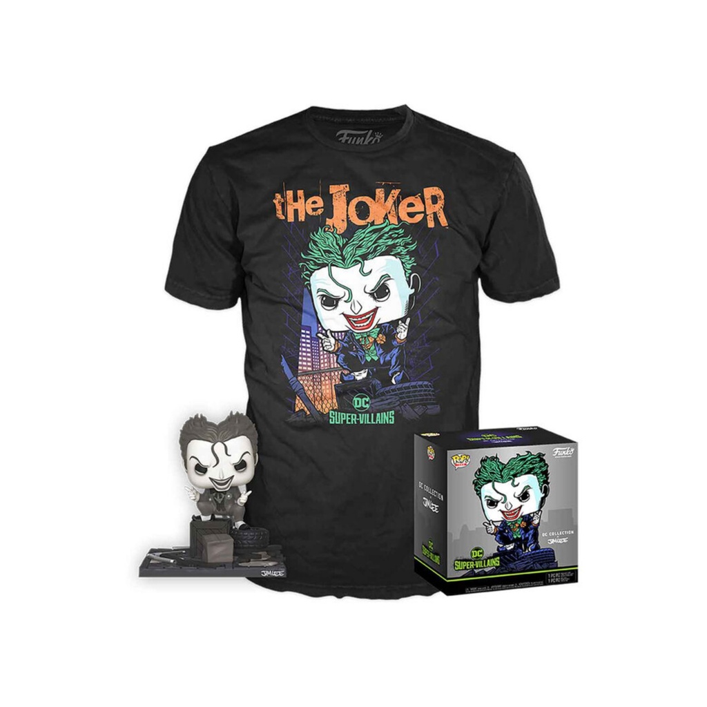 Pop! & Tee: DC: Jim Lee Joker (XL)