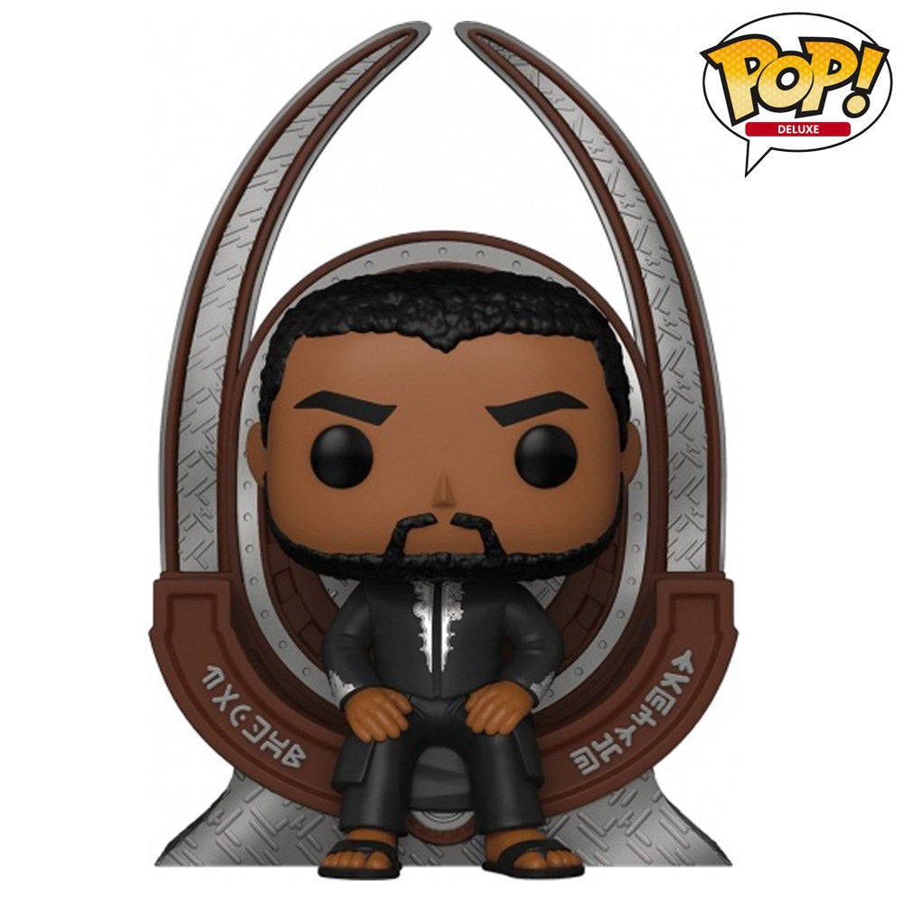 Pop Deluxe! Marvel: Black Panther - T’Challa On Throne (Exc)