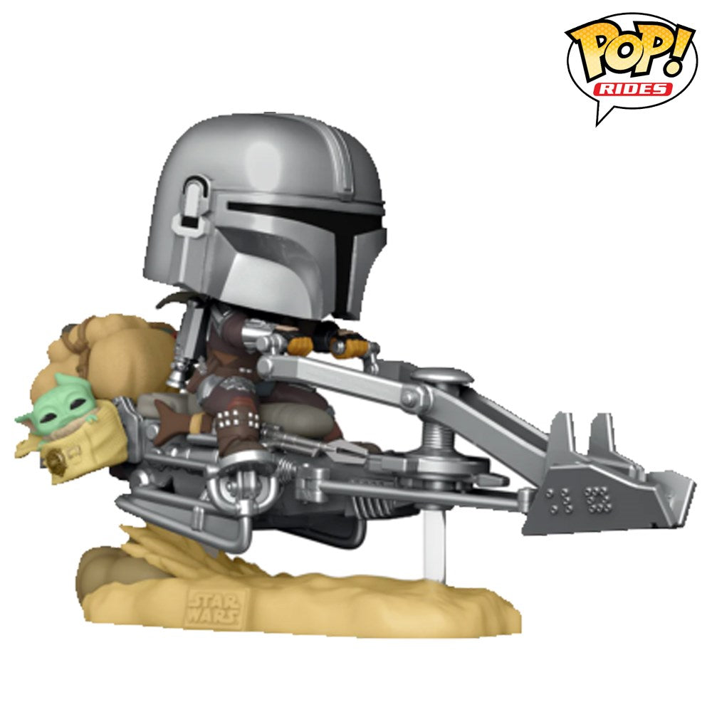 Pop Rides! Tv: Mandalorian- The Mandalorian on Speeder (Exc)
