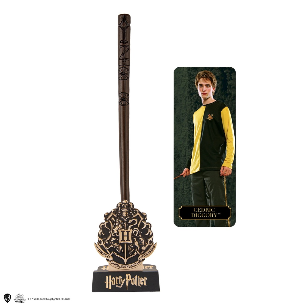 Cinereplica: Wand Pen with stand - Cedric Diggory