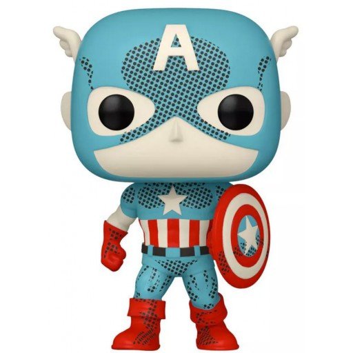 Pop! Marvel: D100 - Retro Captain America (Exc)