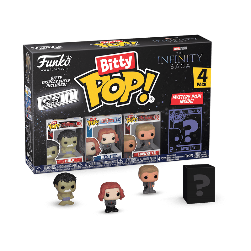 Bitty Pop! Marvel: The Avengers - Hulk 4PK