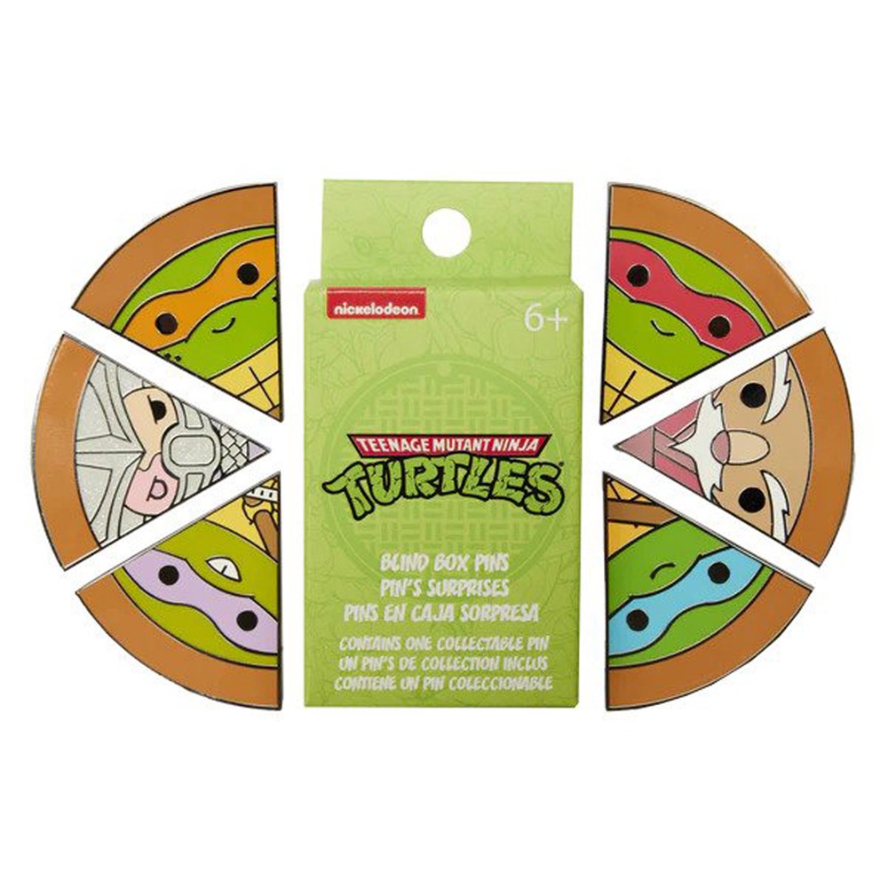 Loungefly! Blind Box Pin: Nickelodeon Teenage Mutant Ninja Turtle Pizza Slices Blind Box Pins