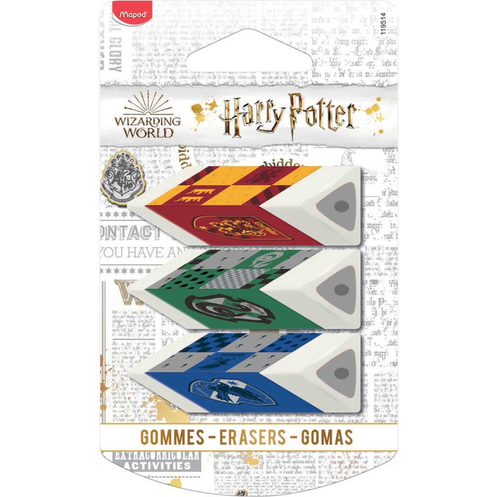 	
Eraser Pyramid HARRY POTTER Bls=3Pcs