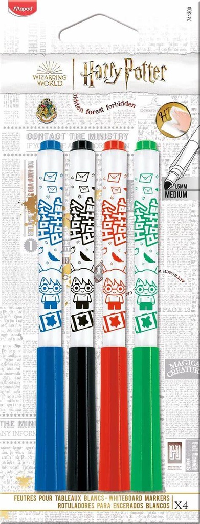 White Board Markers HarryPotter Bls=4Pcs