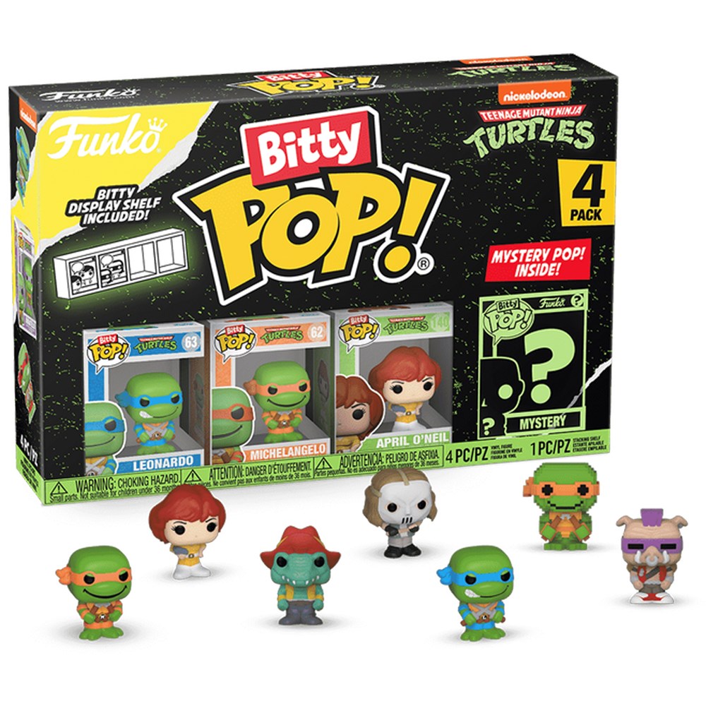 Bitty Pop! Tv: Teenage Mutant Ninja Turtle - Leonardo 4pk