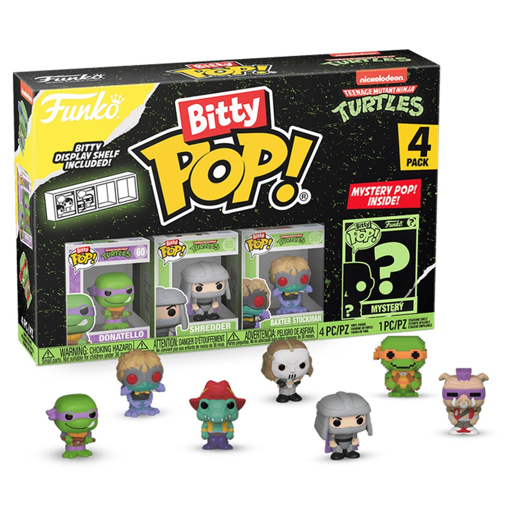 Bitty Pop! Tv: Teenage Mutant Ninja Turtle - Donatello 4pk