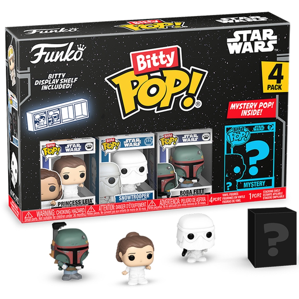 Bitty Pop! Star Wars: Star Wars - Leia 4pk