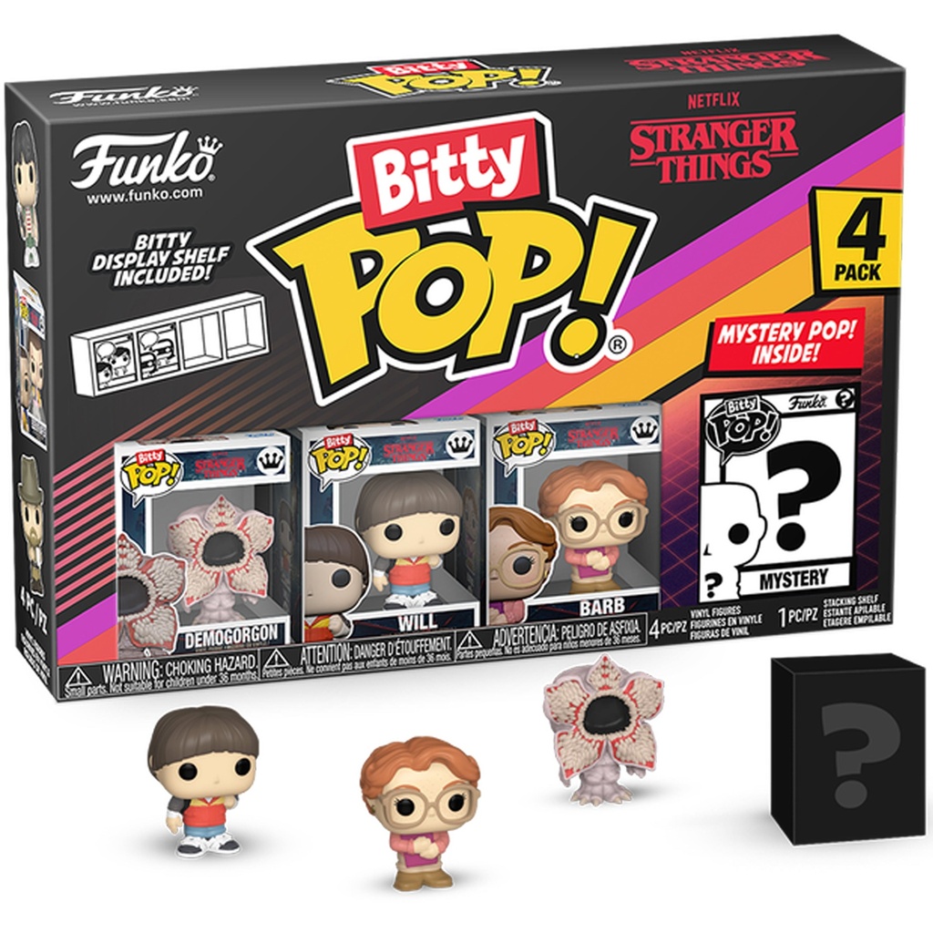 Bitty Pop! Tv: Stranger Things - Demogorgon 4pk