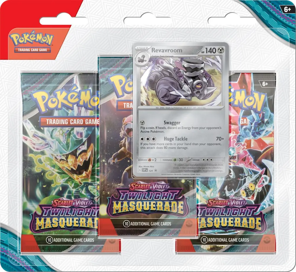 Pokemon TCG: Scarlet & Violet 06 3 Pack Blister - Assortment