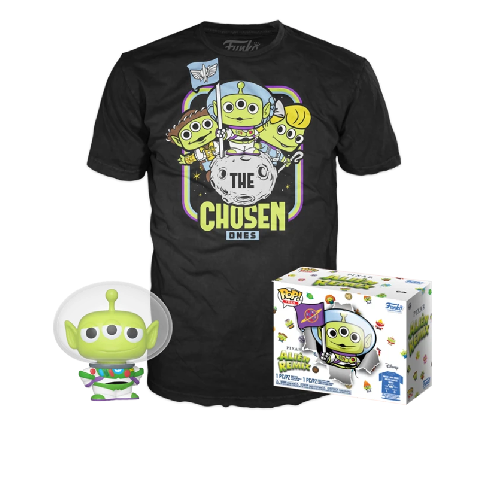 Pop! & Tee: Disney: Pixar- Alien As Buzz (GLOW)(S)