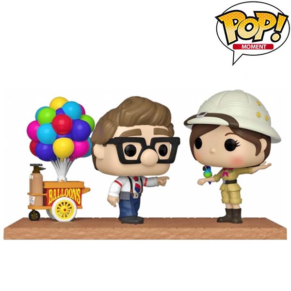 Pop Moment! Movies:Up- Carl & Ellie w/ Balloon Cart (Exc)
