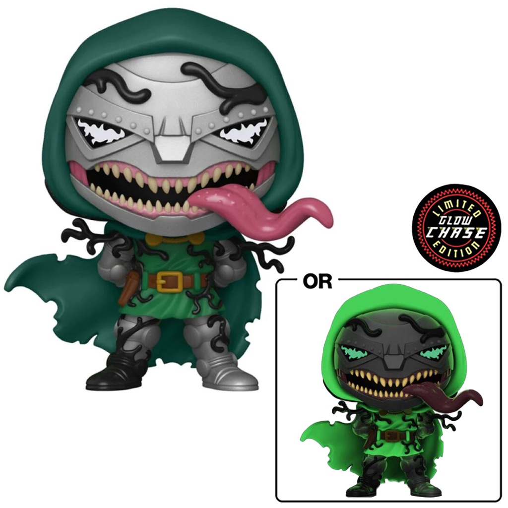 Pop! Marvel: Venom- Dr. Doom w/Chase (GLOW)(Exc)
