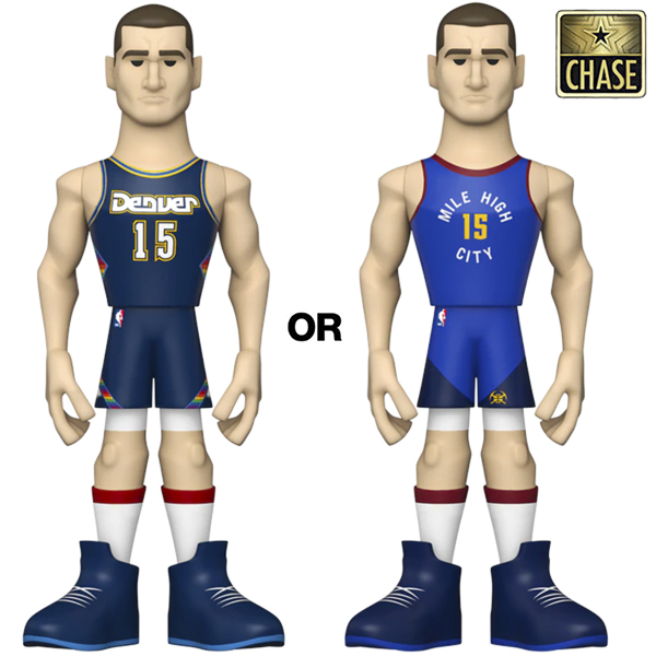 Gold 5" NBA: Nuggets- Nikola Jokic (AwayUni) w/ Chase