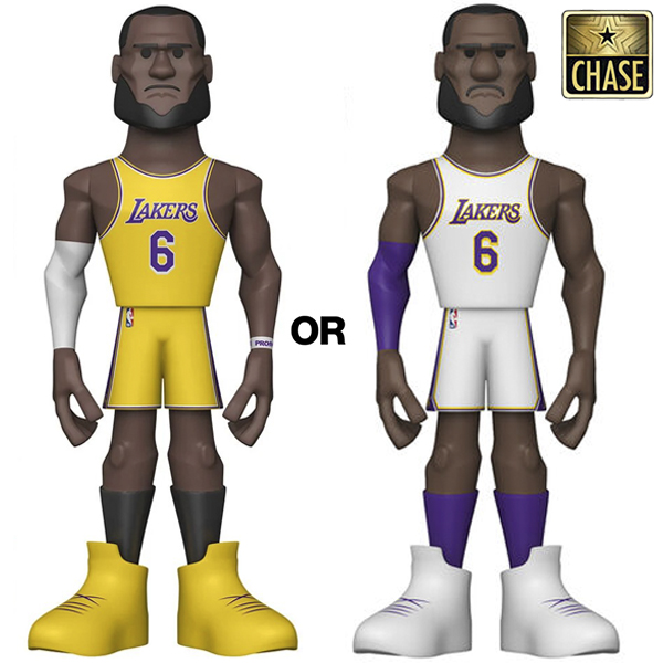 Gold 5" NBA: Lakers- LeBron w/Chase