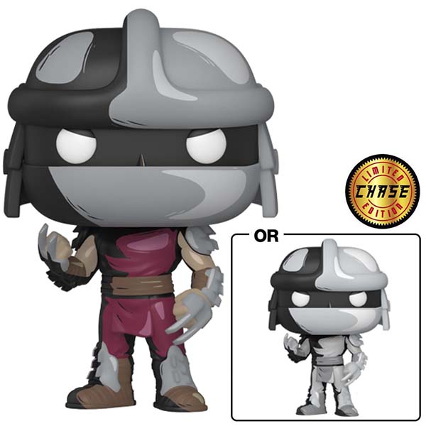 Pop! Comics: Teenage Mutant Ninja Turtles- Shredder w/ Chase (B&W)(Exc)
