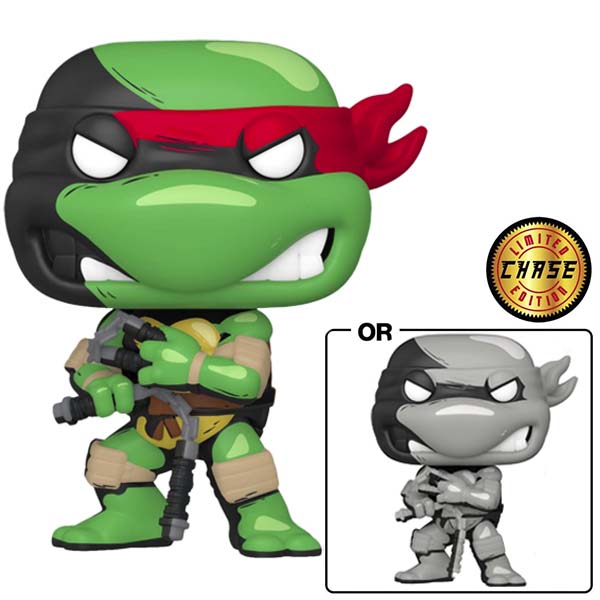 Pop! Comics: Teenage Mutant Ninja Turtles- Michelangelo w/ Chase (B&W)(Exc)