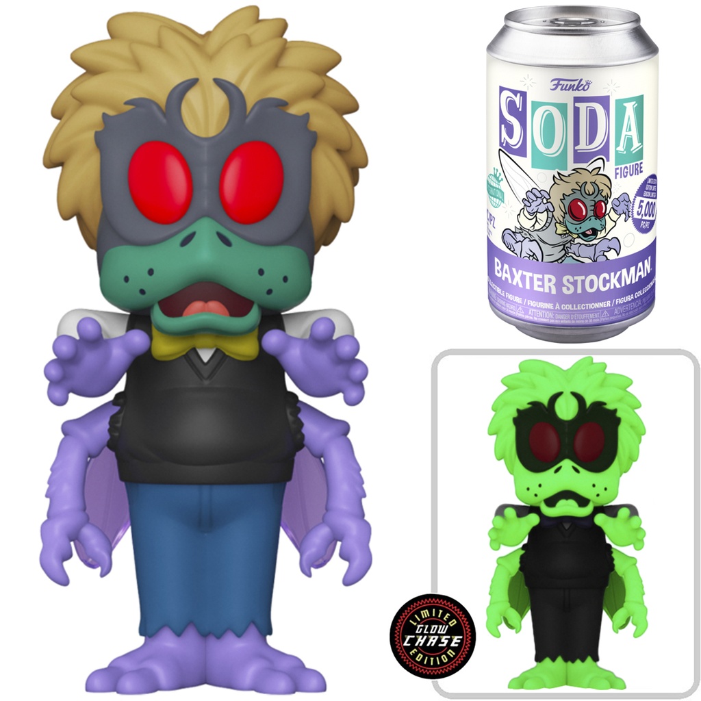 Vinyl SODA: TMNT- Baxter Stockman w/Chase (GLOW)