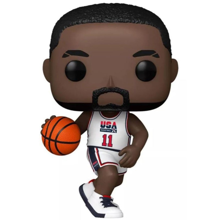 Pop! Basketball: NBA Legends- Karl Malone (1992 Team USA White Uni)(Exc)