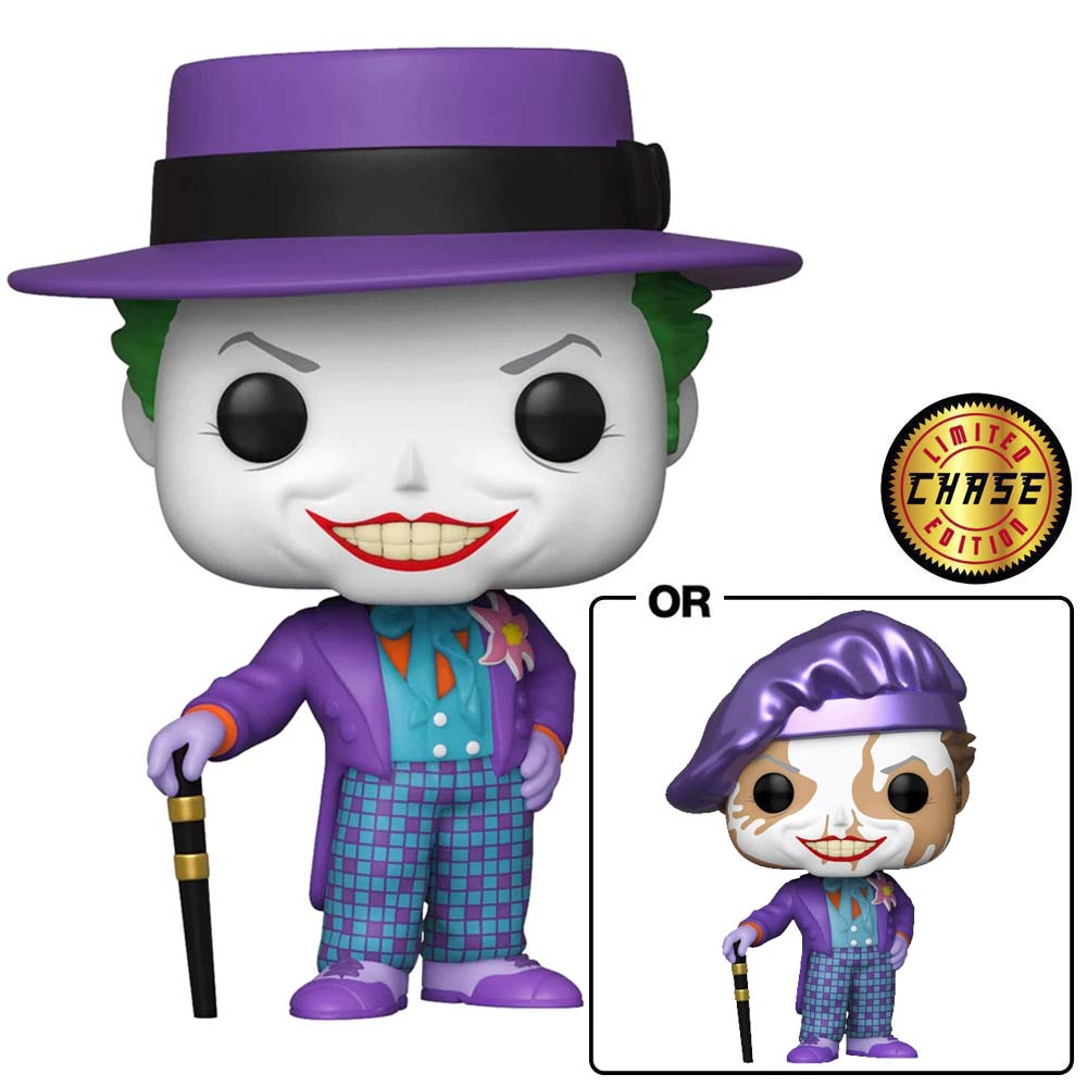 Pop! Heroes: Batman 1989 - Joker with Hat w/ Chase
