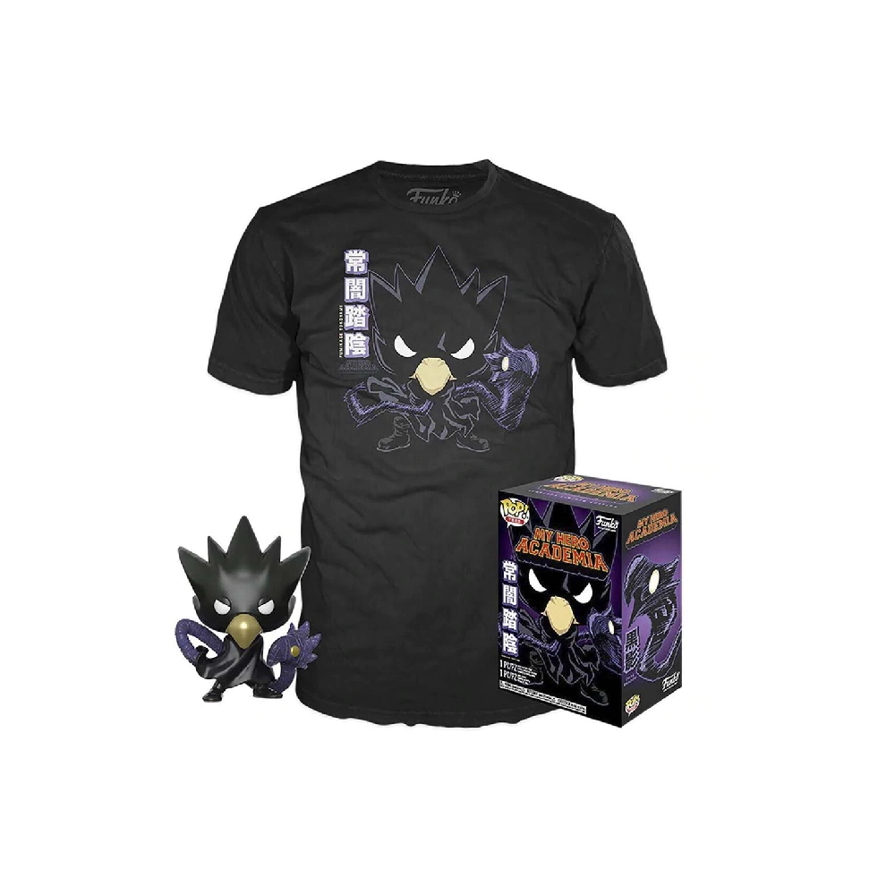   (صغير) Funko  Pop! & Tee: رسوم متحركة: أكاديميا بطلي: Tokoyami
