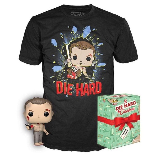 [FT37279] Pop! & Tee: Die Hard - John McClane Tee (Exc)