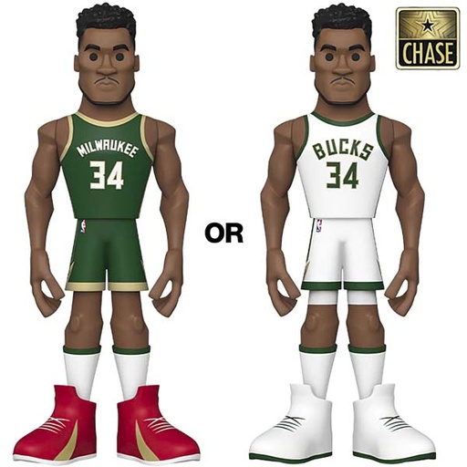[FU64539] Gold 12" NBA: Bucks- Giannis w/Chase (Exc)