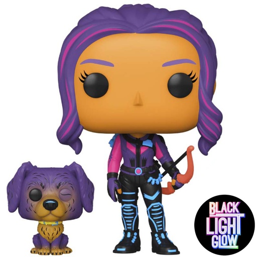 [FU62745] Pop! & Buddy: Hawkeye - Kate Bishop w/Lucky (Blacklight)(Exc)