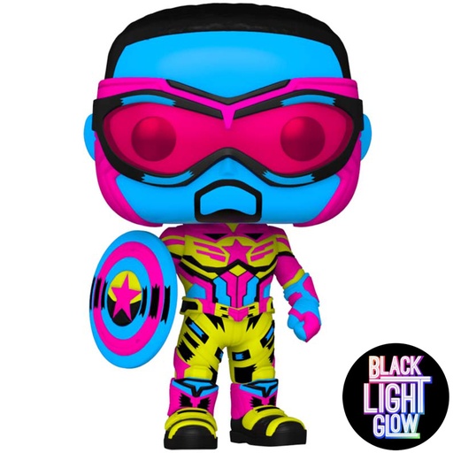 [FU62755] Pop! Marvel: F&WS - Captain America (Blacklight)(Exc)