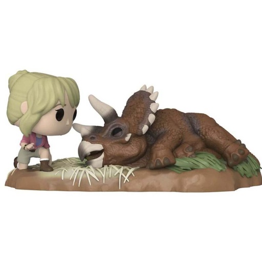 [FU62473] Pop Moment! Movies: Jurassic Park- Dr. Sattler & Tricerato (Exc)