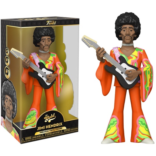 [FU61431] Gold 12" Rocks: Jimi Hendrix 