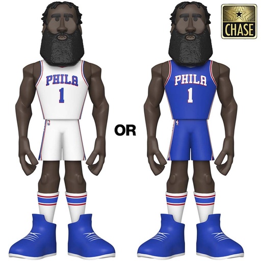 [FU64546] Gold 12" NBA: 76ers - James Harden w/Chase