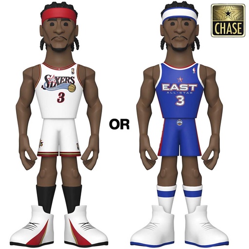 [FU57751] Gold 5" NBA LG: 76ers- Allen Iverson w/Chase