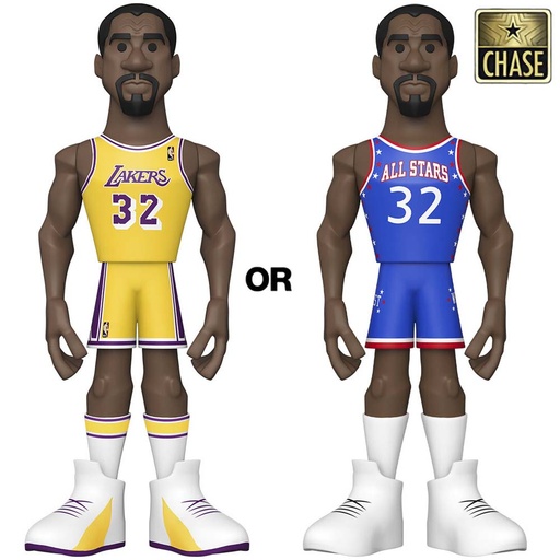 [FU57755] Gold 5" NBA LG: Lakers- Magic Johnson w/Chase