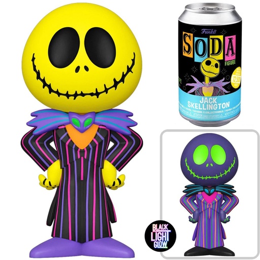 [FU64119] Vinyl SODA: The Nightmare Before Christmas- Jack (Blacklight) w/Chase