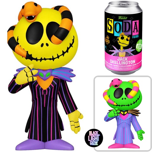 [FU64967] Vinyl SODA: The Nightmare Before Christmas- Jack (SNK) w/Chase (Blacklight)