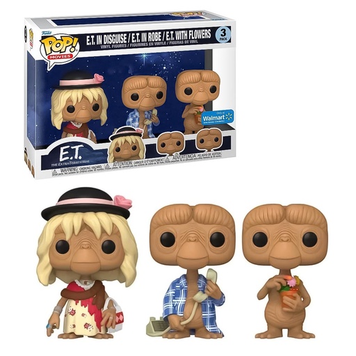 [FU65051] Pop! Movies: E.T.- E.T. 3 pack (Exc)