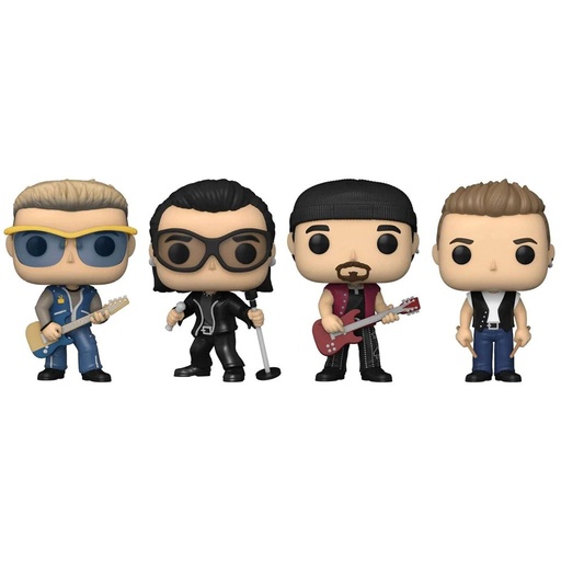 [FU64688] Pop! Rocks: U2 - ZooTV 4 pack (Exc)